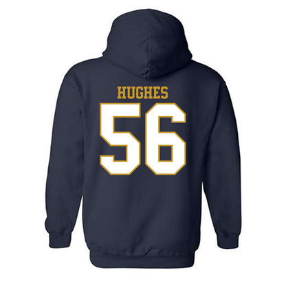 Notre Dame - NCAA Football : Elijah Hughes - Generic Shersey Hooded Sweatshirt-1