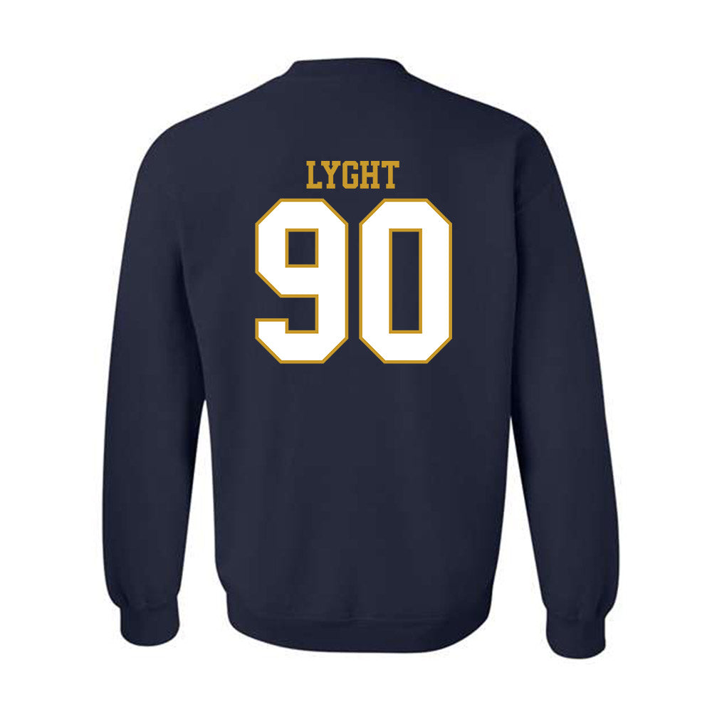 Notre Dame - NCAA Men's Lacrosse : Shawn Lyght - Generic Shersey Crewneck Sweatshirt