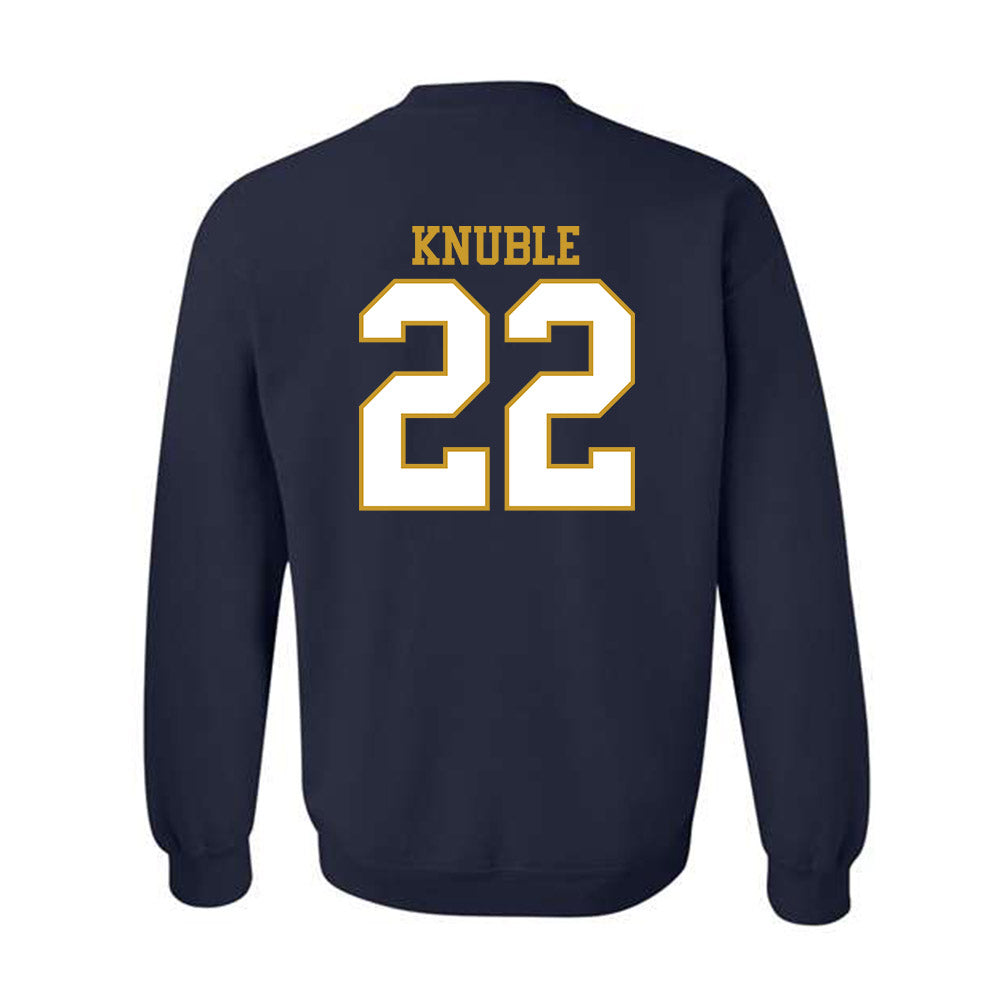 Notre Dame - NCAA Men's Ice Hockey : Cole Knuble - Generic Shersey Crewneck Sweatshirt