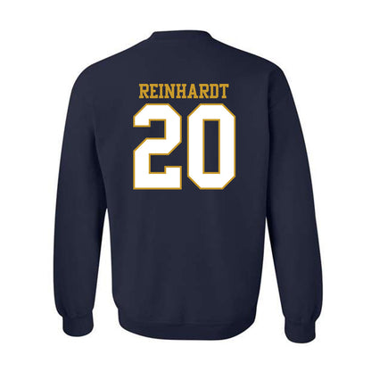 Notre Dame - NCAA Men's Lacrosse : Chris Reinhardt - Generic Shersey Crewneck Sweatshirt-1