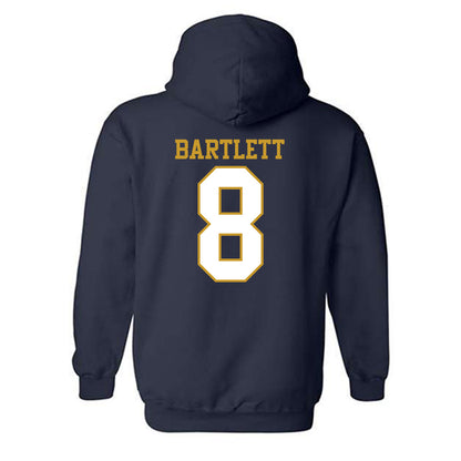 Notre Dame - NCAA Men's Soccer : Nici Bartlett - Generic Shersey Hooded Sweatshirt-1