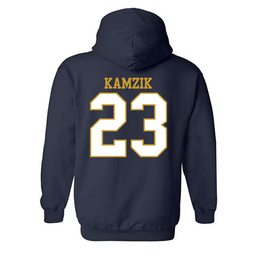 Notre Dame - NCAA Softball : Kamryn Kamzik - Generic Shersey Hooded Sweatshirt-1