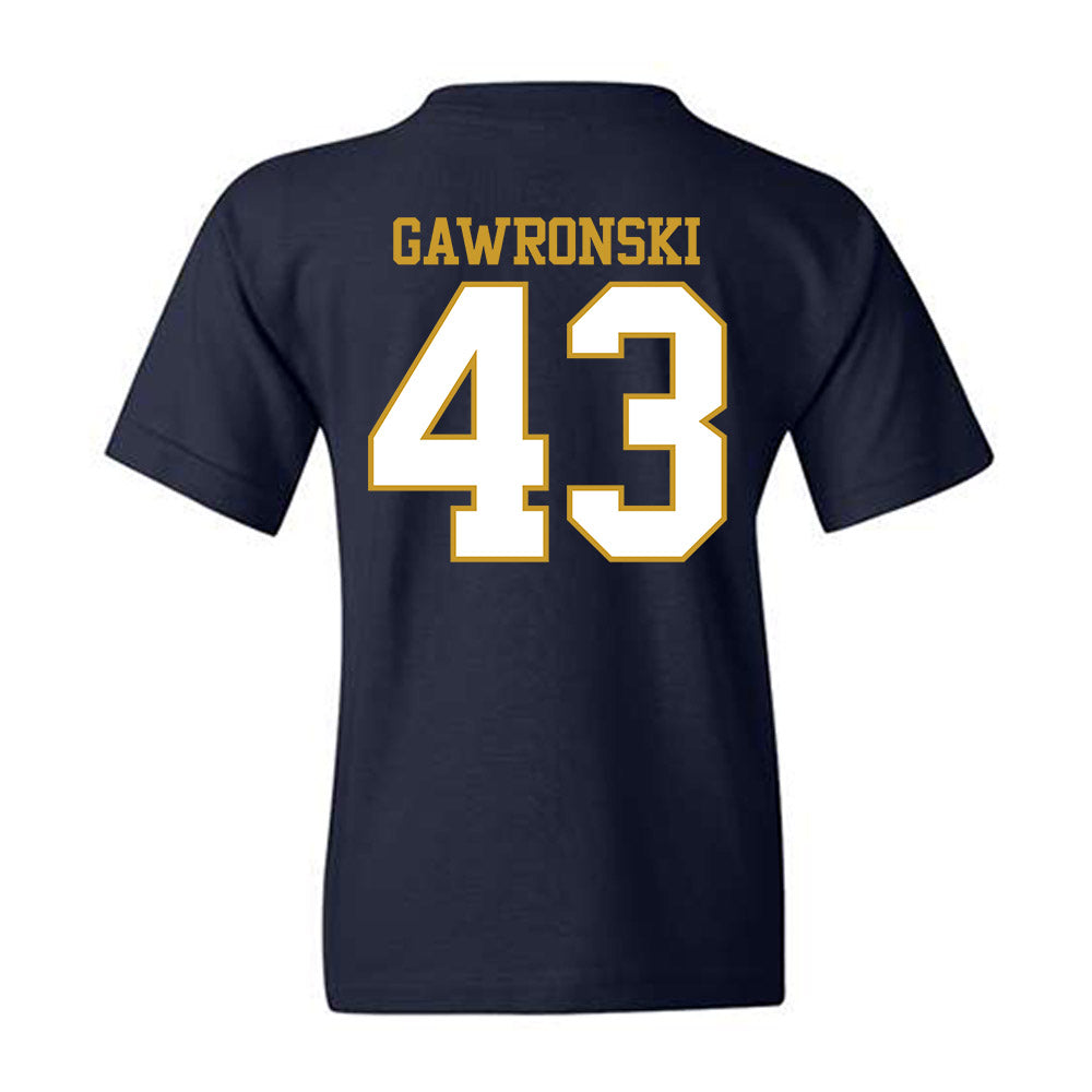 Notre Dame - NCAA Women's Lacrosse : Avery Gawronski - Generic Shersey Youth T-Shirt-1