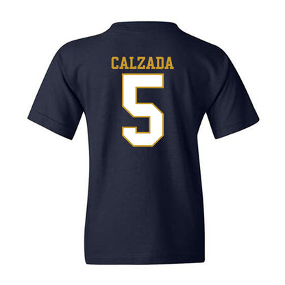 Notre Dame - NCAA Women's Soccer : Carolyn Calzada - Generic Shersey Youth T-Shirt-1