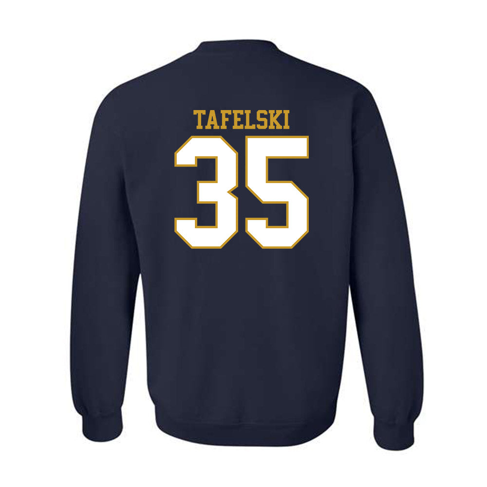 Notre Dame - NCAA Football : Jake Tafelski - Generic Shersey Crewneck Sweatshirt-1