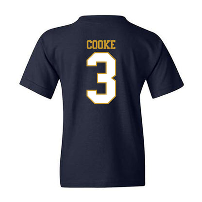 Notre Dame - NCAA Men's Lacrosse : Declan Cooke - Generic Shersey Youth T-Shirt-1