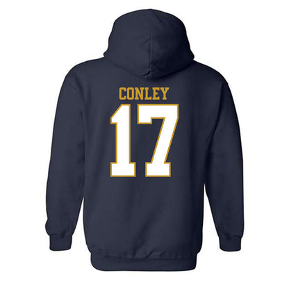 Notre Dame - NCAA Women's Lacrosse : Angie Conley - Generic Shersey Hooded Sweatshirt-1