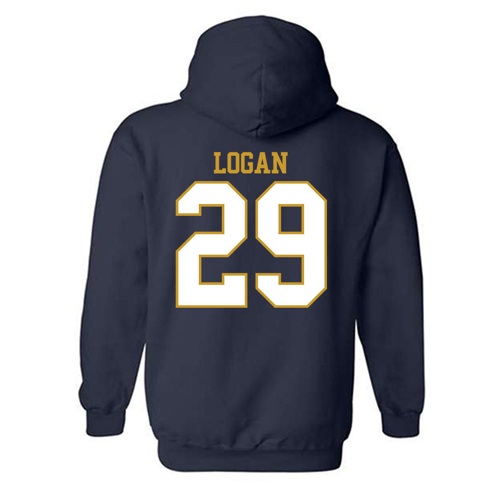 Notre Dame - NCAA Football : Brandon Logan - Generic Shersey Hooded Sweatshirt-1