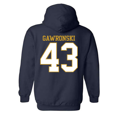 Notre Dame - NCAA Women's Lacrosse : Avery Gawronski - Generic Shersey Hooded Sweatshirt-1