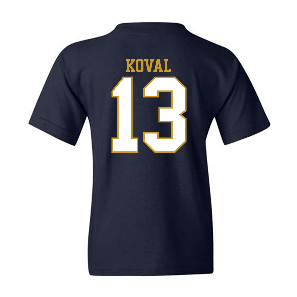 Notre Dame - NCAA Women's Basketball : Kate Koval - Generic Shersey Youth T-Shirt