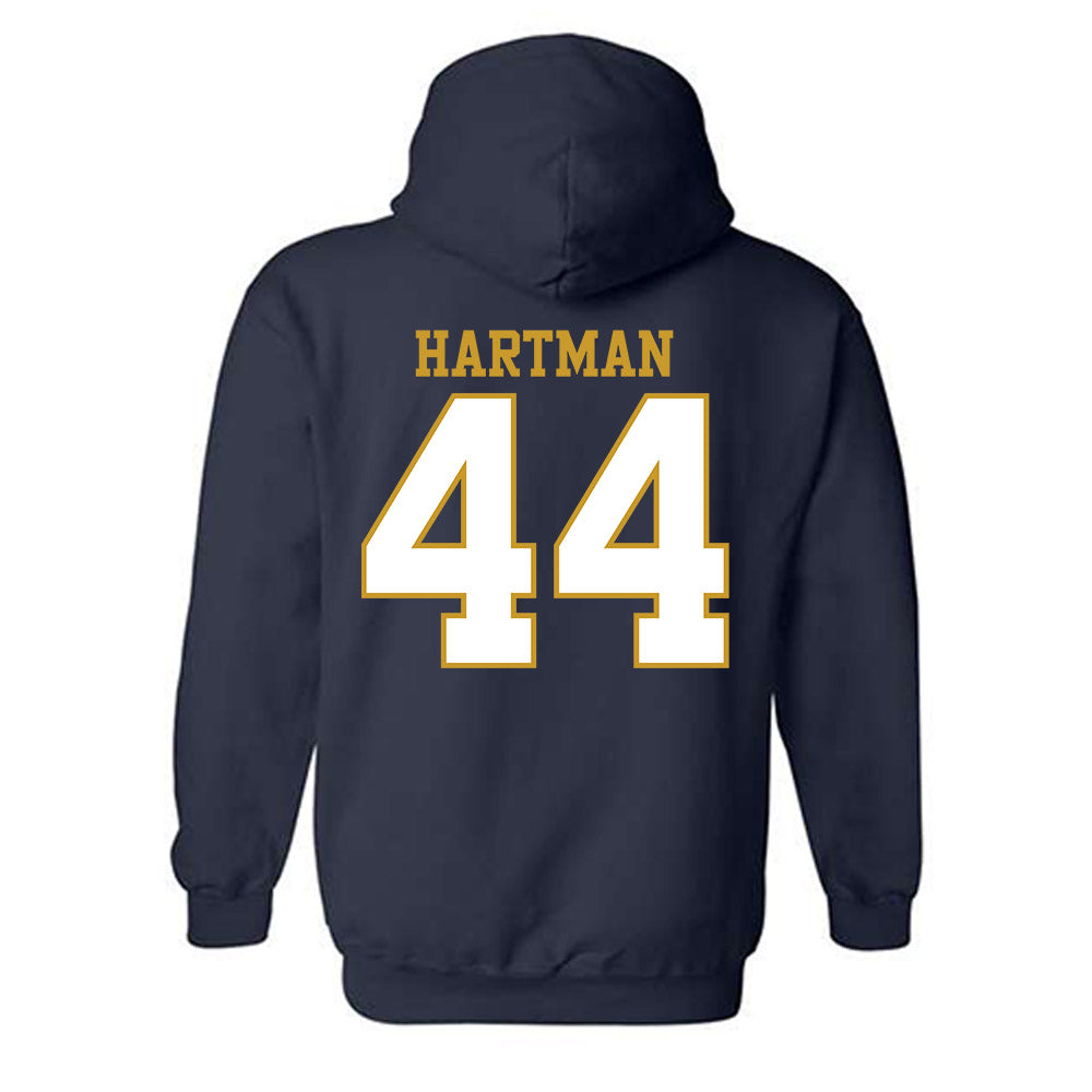Notre Dame - NCAA Baseball : Trent Hartman - Generic Shersey Hooded Sweatshirt-1