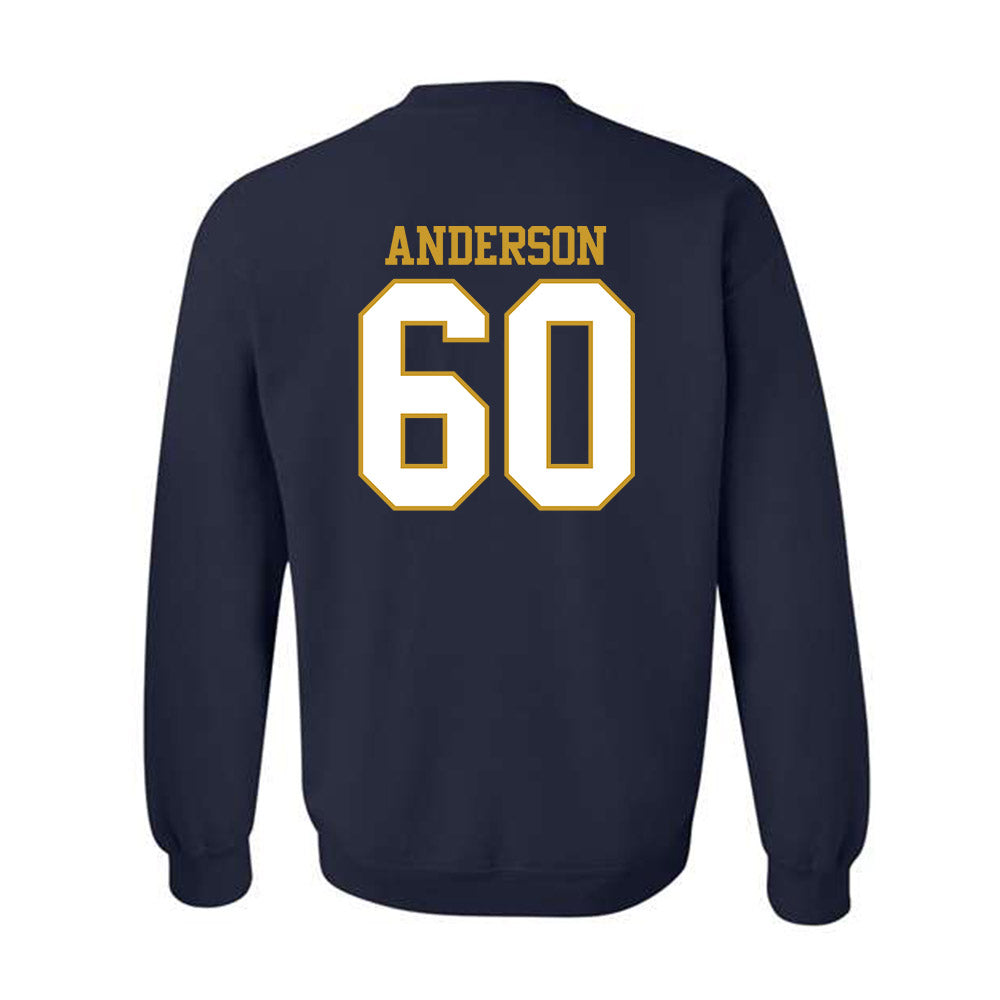 Notre Dame - NCAA Football : Max Anderson - Generic Shersey Crewneck Sweatshirt-1
