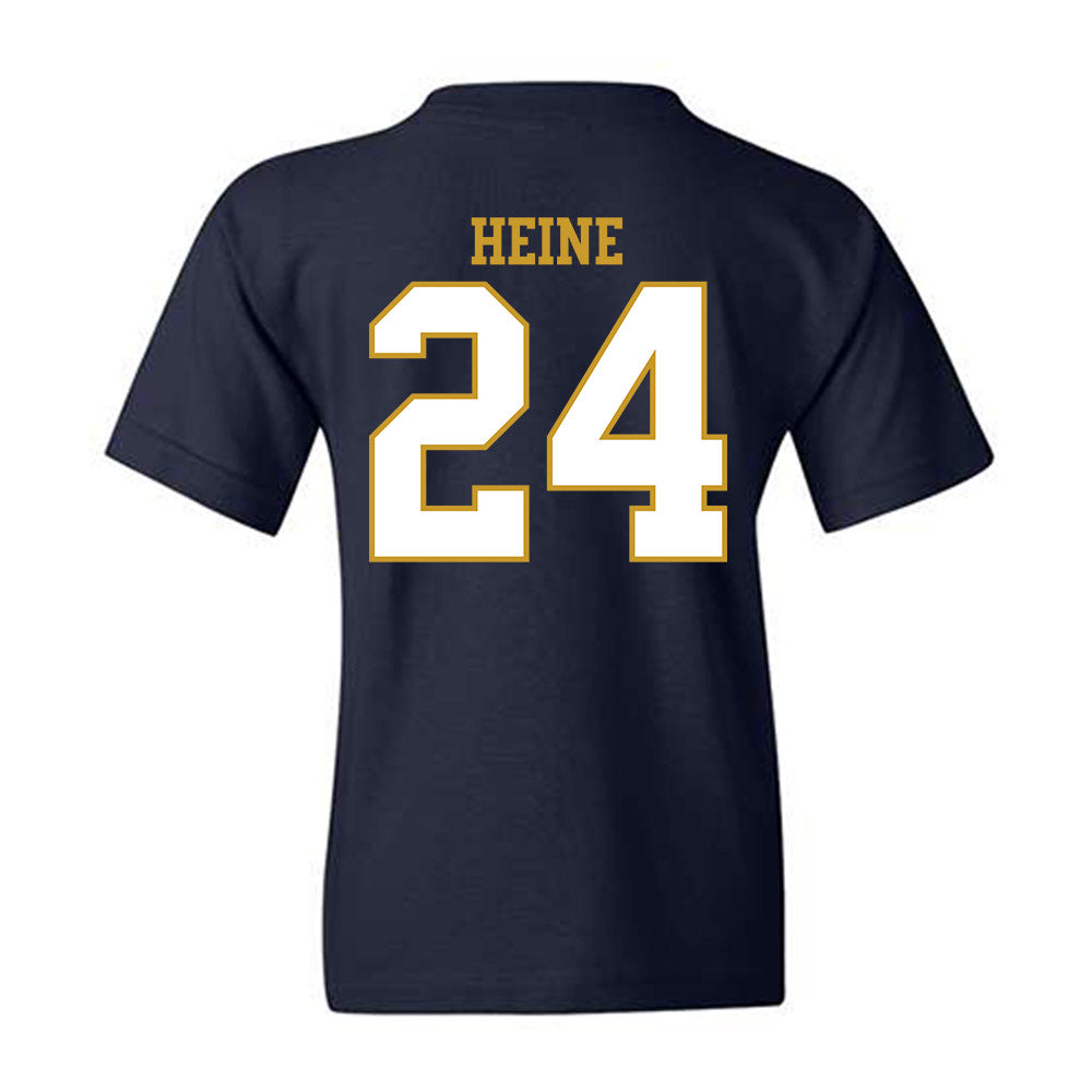 Notre Dame - NCAA Baseball : Dylan Heine - Generic Shersey Youth T-Shirt-1