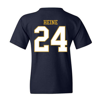 Notre Dame - NCAA Baseball : Dylan Heine - Generic Shersey Youth T-Shirt-1