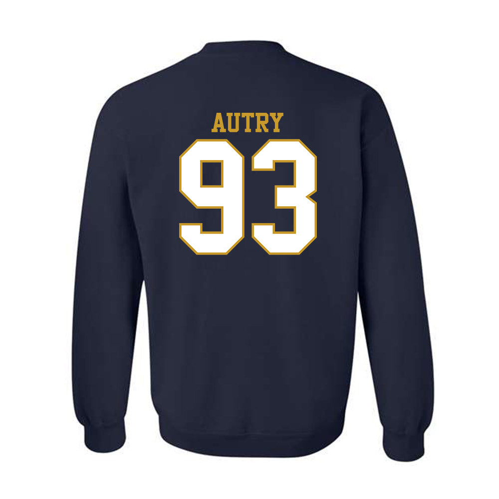 Notre Dame - NCAA Football : Quentin Autry - Generic Shersey Crewneck Sweatshirt