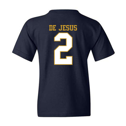 Notre Dame - NCAA Women's Basketball : Vanessa de Jesus - Generic Shersey Youth T-Shirt-1
