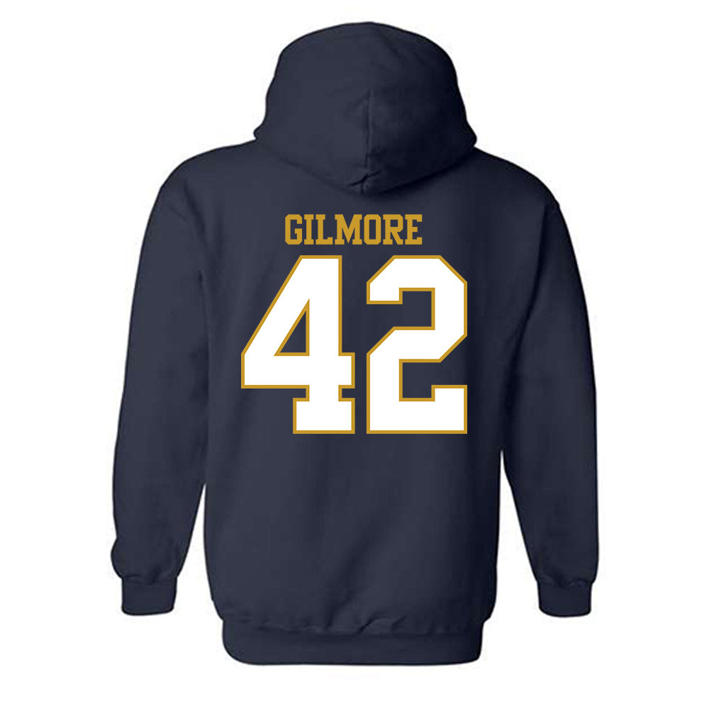 Notre Dame - NCAA Baseball : Clark Gilmore - Generic Shersey Hooded Sweatshirt-1