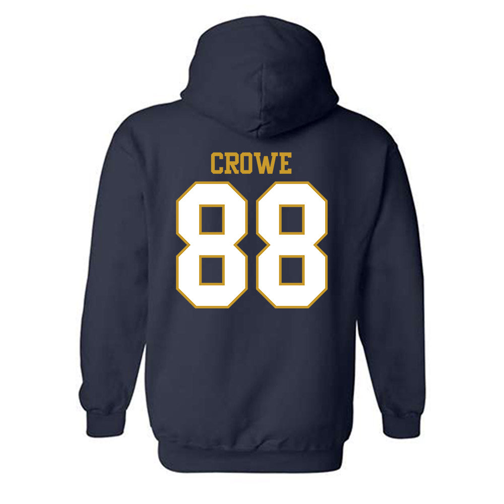 Notre Dame - NCAA Men's Lacrosse : Luke Crowe - Generic Shersey Hooded Sweatshirt