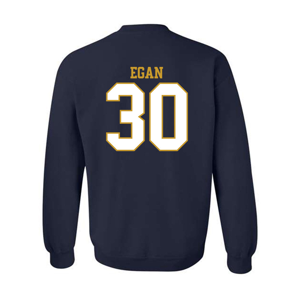Notre Dame - NCAA Men's Soccer : Liam Egan - Generic Shersey Crewneck Sweatshirt-1