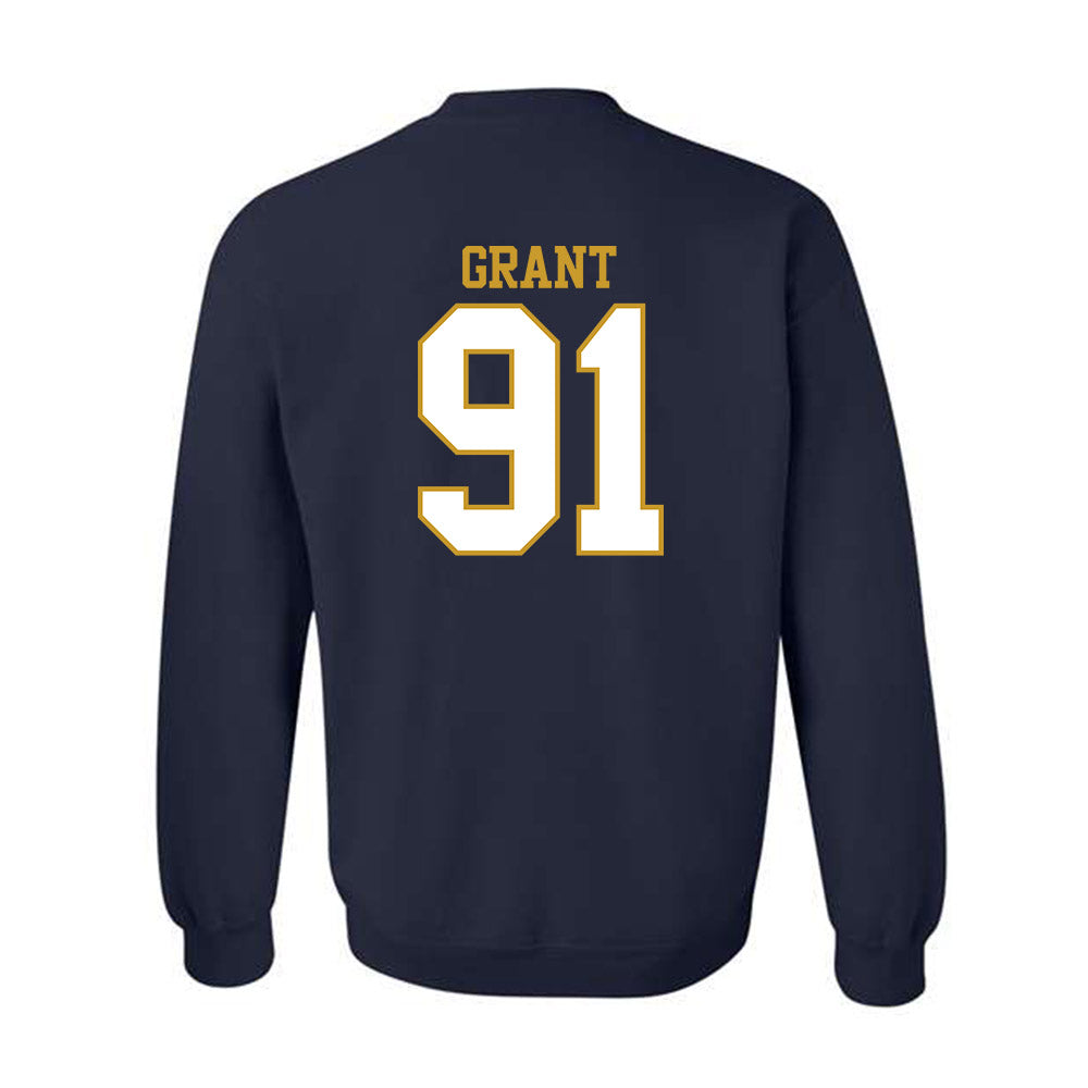 Notre Dame - NCAA Men's Lacrosse : Griffin Grant - Generic Shersey Crewneck Sweatshirt-1