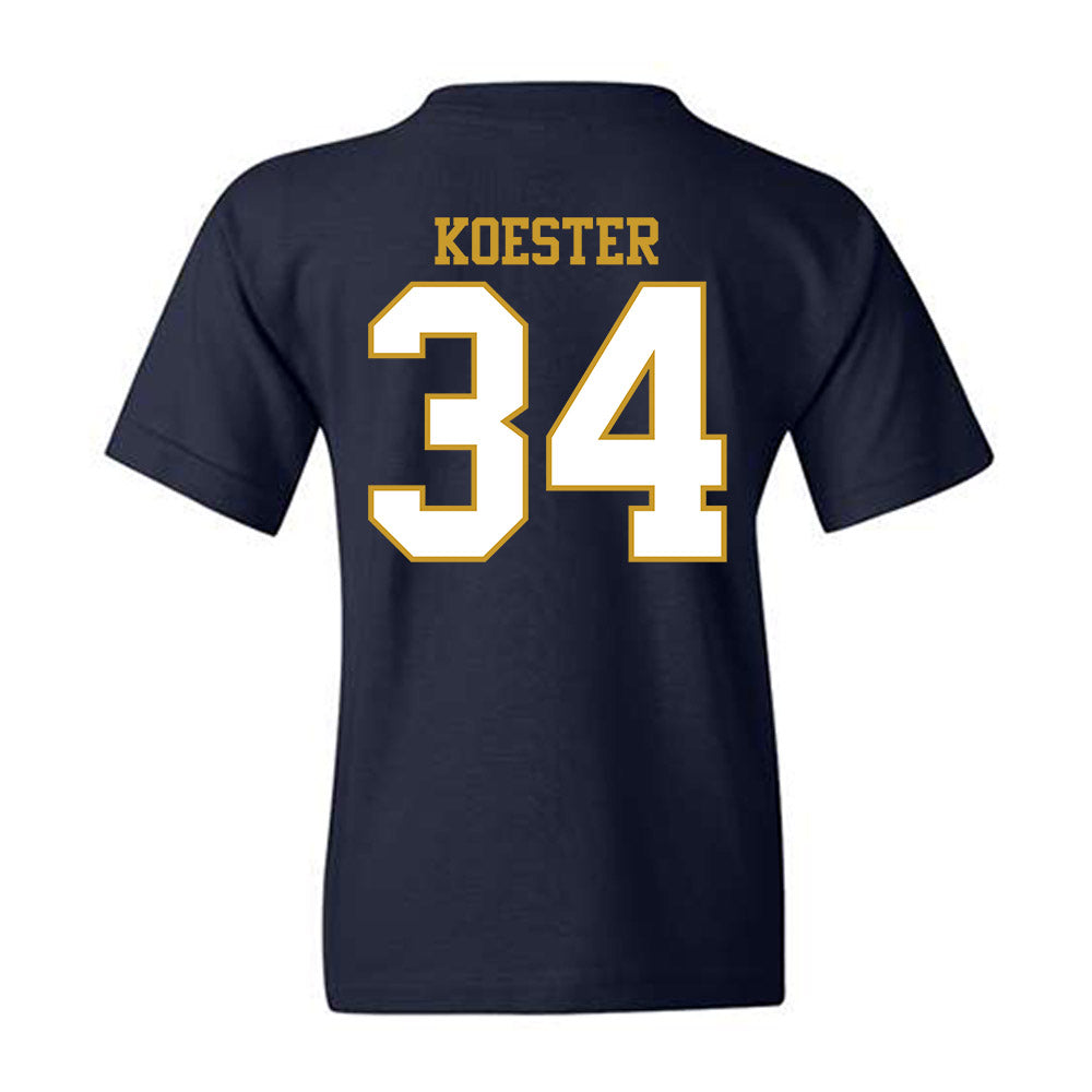 Notre Dame - NCAA Baseball : Brady Koester - Generic Shersey Youth T-Shirt-1