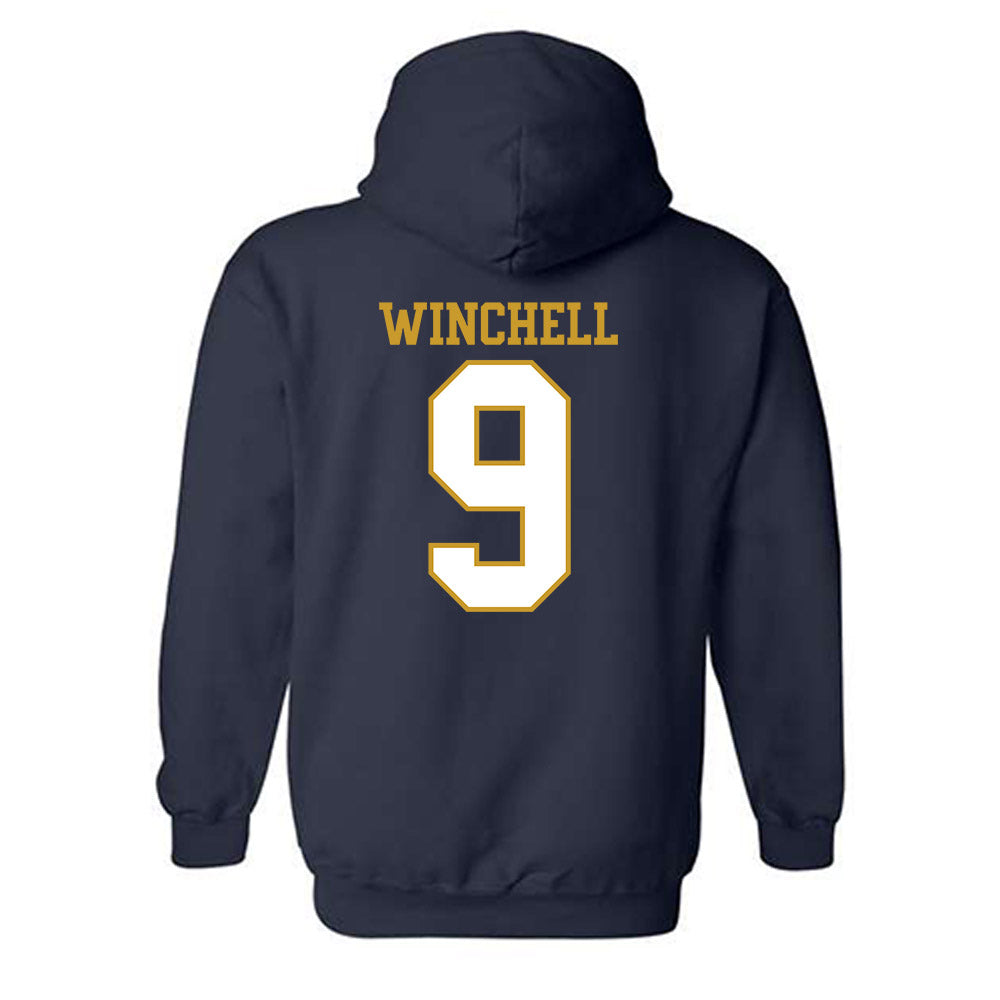 Notre Dame - NCAA Softball : Mickey Winchell - Generic Shersey Hooded Sweatshirt-1
