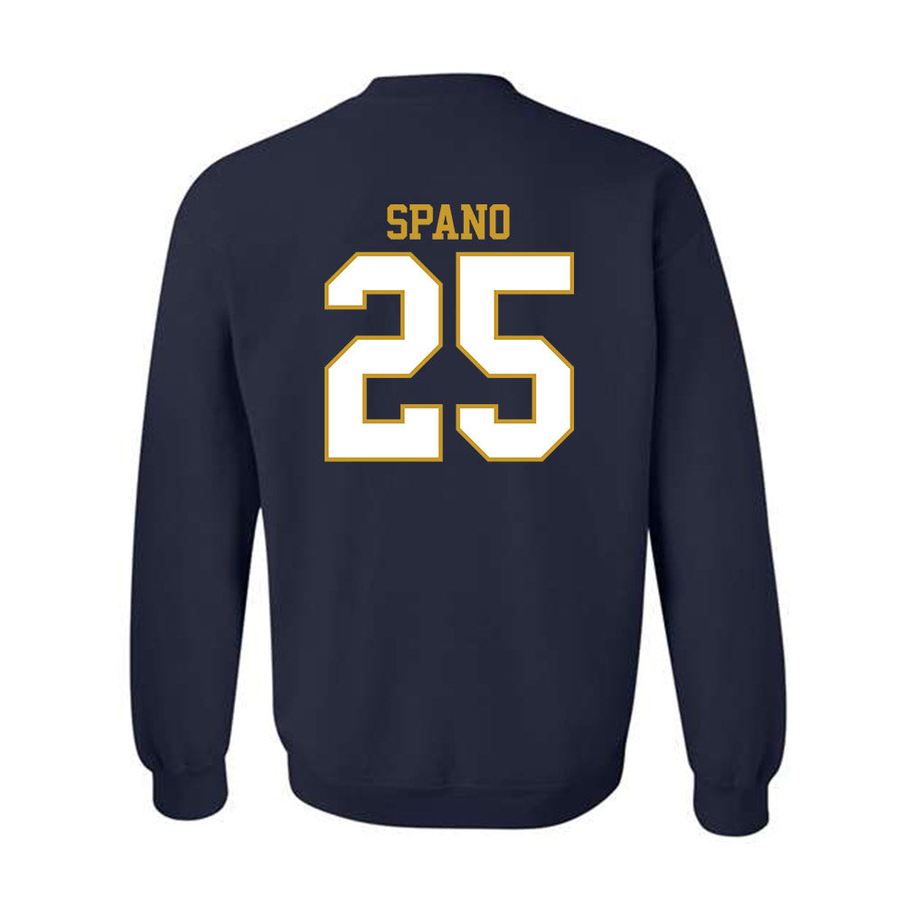 Notre Dame - NCAA Men's Lacrosse : Tyler Spano - Generic Shersey Crewneck Sweatshirt-1