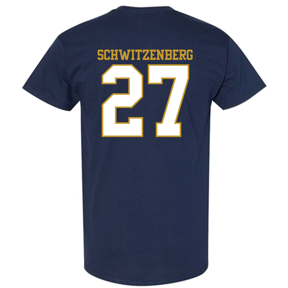 Notre Dame - NCAA Men's Lacrosse : Nate Schwitzenberg - Generic Shersey T-Shirt-1