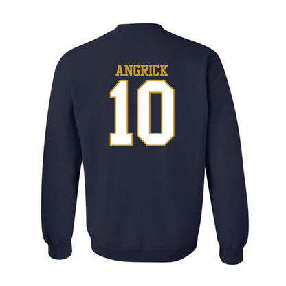 Notre Dame - NCAA Men's Lacrosse : Will Angrick - Generic Shersey Crewneck Sweatshirt-1