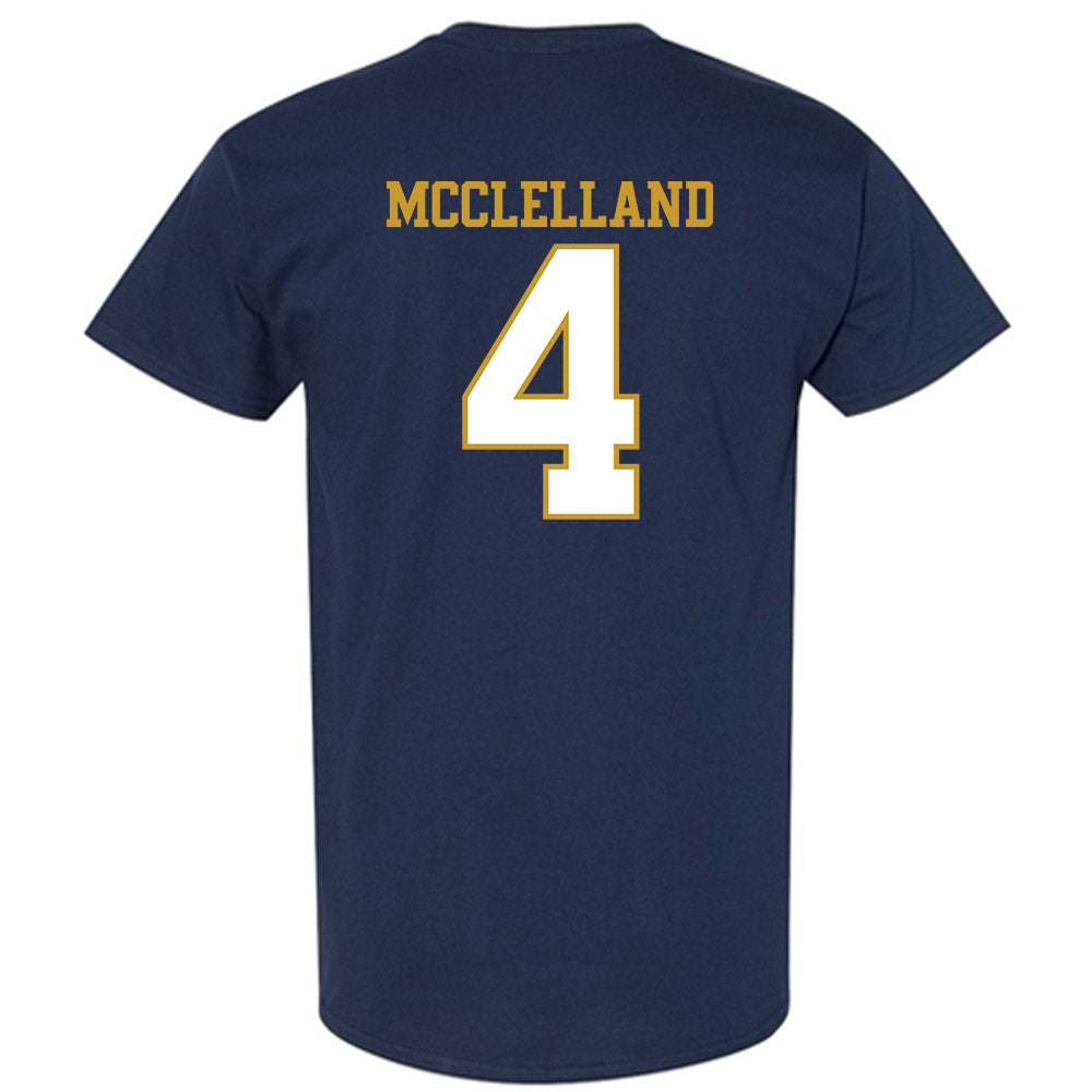 Notre Dame - NCAA Women's Lacrosse : Ellie McClelland - Generic Shersey T-Shirt-1
