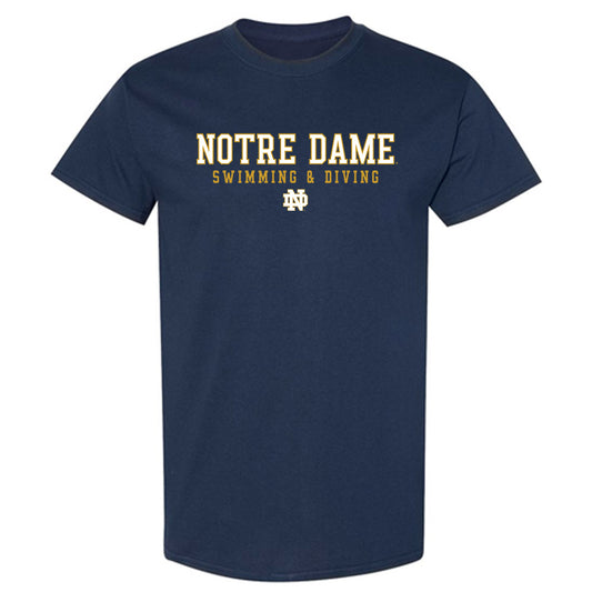 Notre Dame - NCAA Men's Swimming & Diving : Jackson Armour - Generic Shersey T-Shirt-0