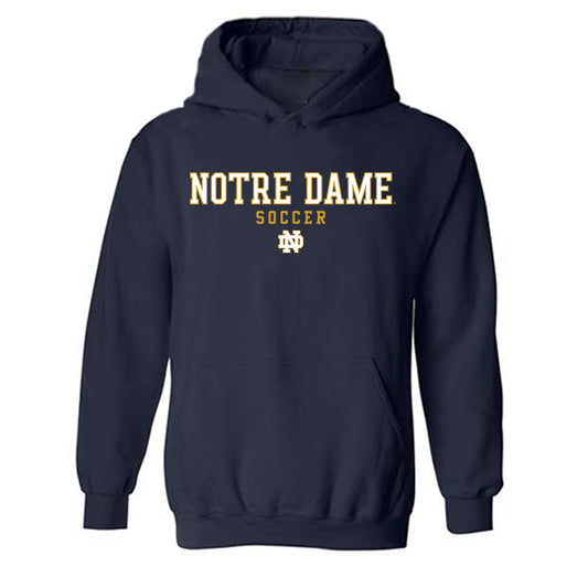 Notre Dame - NCAA Men's Soccer : Nici Bartlett - Generic Shersey Hooded Sweatshirt-0
