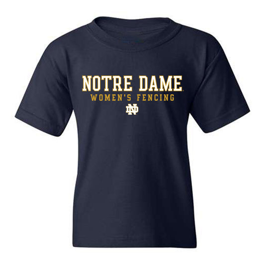 Notre Dame - NCAA Women's Fencing : Lola Possick - Generic Shersey Youth T-Shirt