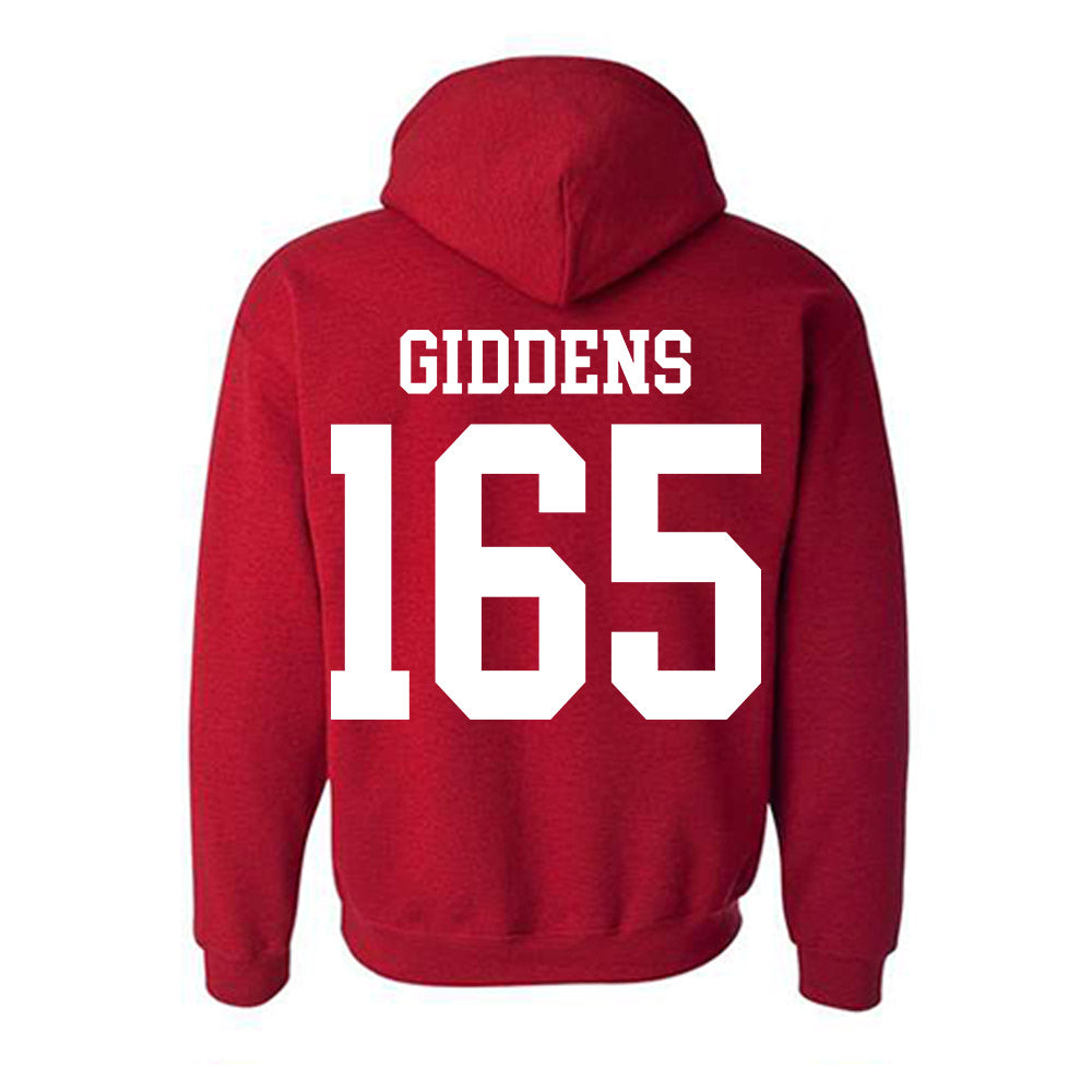 Oklahoma - NCAA Wrestling : Clay Giddens - Classic Shersey Hooded Sweatshirt-1