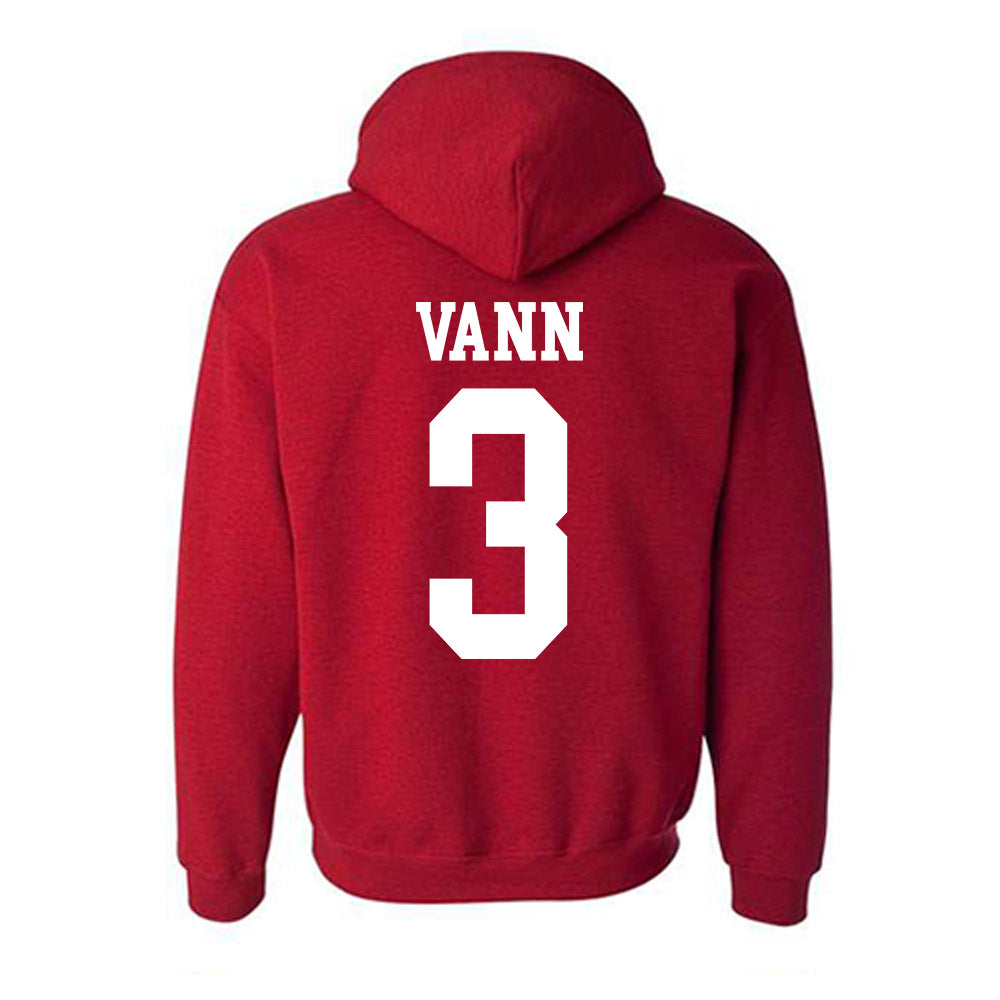 Oklahoma - NCAA Women's Basketball : Zya Vann - Classic Shersey Hooded Sweatshirt-1