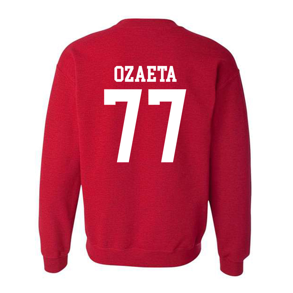 Oklahoma - NCAA Football : Heath Ozaeta - Classic Shersey Crewneck Sweatshirt-1