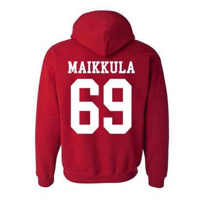 Oklahoma - NCAA Football : Jake Maikkula - Classic Shersey Hooded Sweatshirt-1
