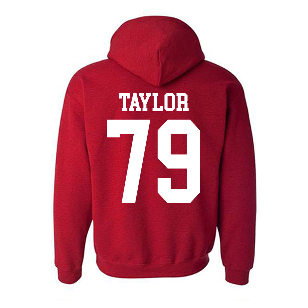 Oklahoma - NCAA Football : Jake Taylor - Classic Shersey Hooded Sweatshirt-1