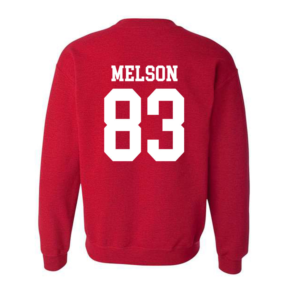 Oklahoma - NCAA Football : Major Melson - Classic Shersey Crewneck Sweatshirt-1