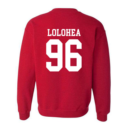 Oklahoma - NCAA Football : Siolaa Lolohea - Classic Shersey Crewneck Sweatshirt-1
