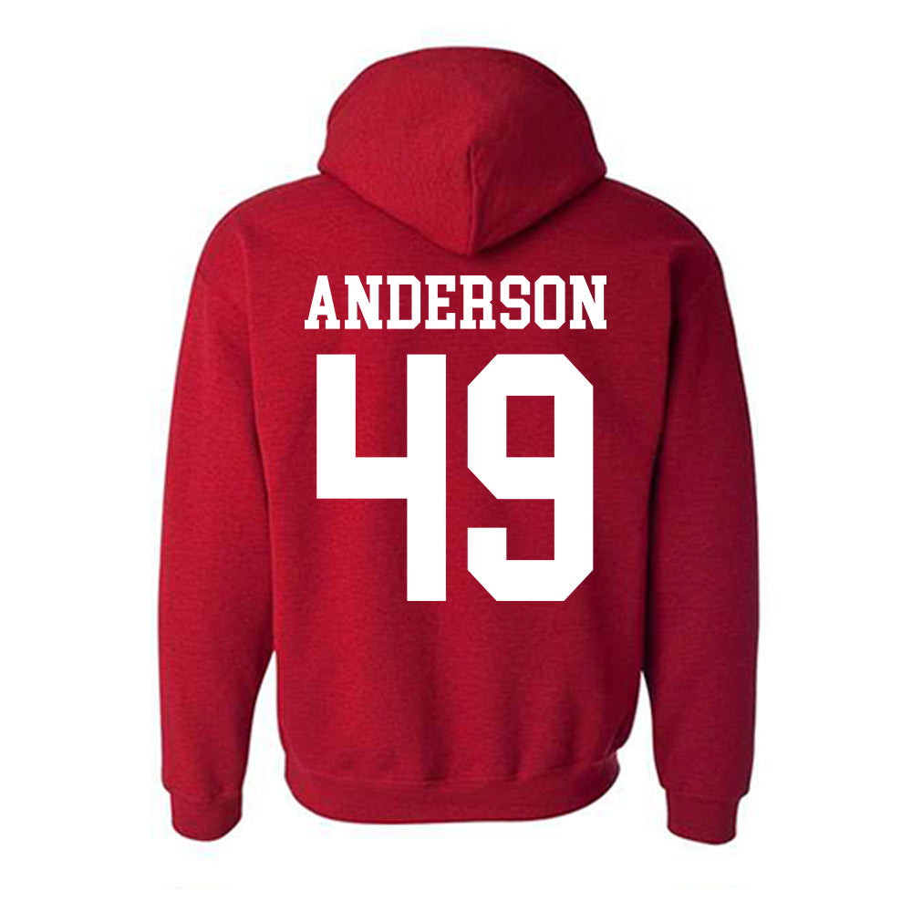 Oklahoma - NCAA Football : Ben Anderson - Classic Shersey Hooded Sweatshirt-1
