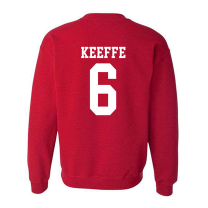 Oklahoma - NCAA Men's Basketball : Finley Keeffe - Classic Shersey Crewneck Sweatshirt-1