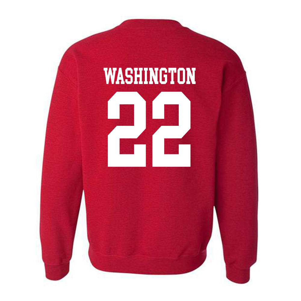 Oklahoma - NCAA Football : Trynae Washington - Classic Shersey Crewneck Sweatshirt-1