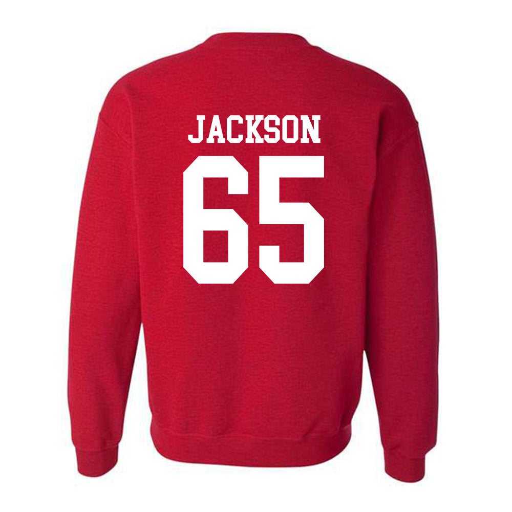 Oklahoma - NCAA Football : Jayden Jackson - Classic Shersey Crewneck Sweatshirt-1