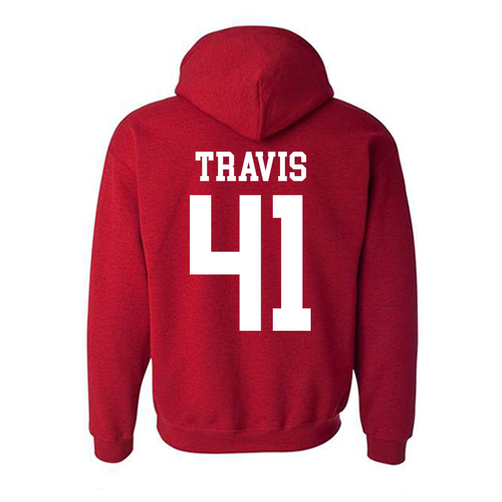 Oklahoma - NCAA Football : Barrett Travis - Classic Shersey Hooded Sweatshirt-1