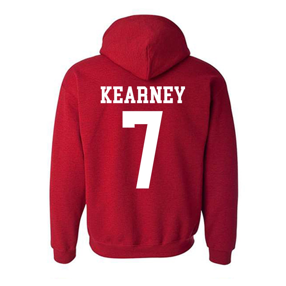 Oklahoma - NCAA Football : Zion Kearney - Classic Shersey Hooded Sweatshirt-1
