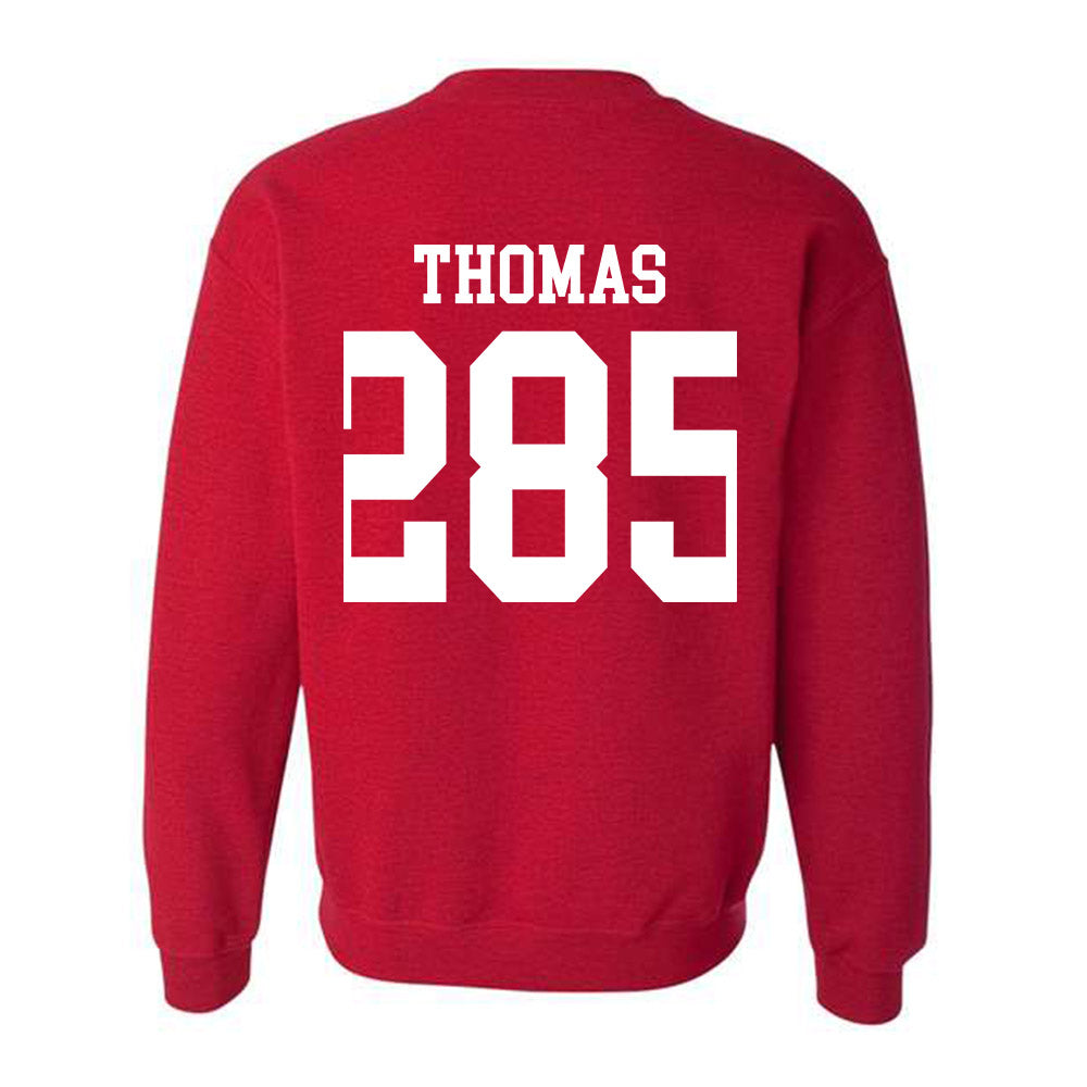Oklahoma - NCAA Wrestling : Ricky Thomas - Classic Shersey Crewneck Sweatshirt-1