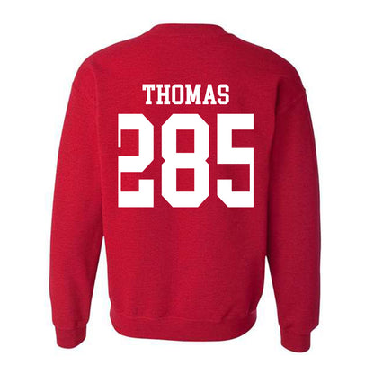 Oklahoma - NCAA Wrestling : Ricky Thomas - Classic Shersey Crewneck Sweatshirt-1