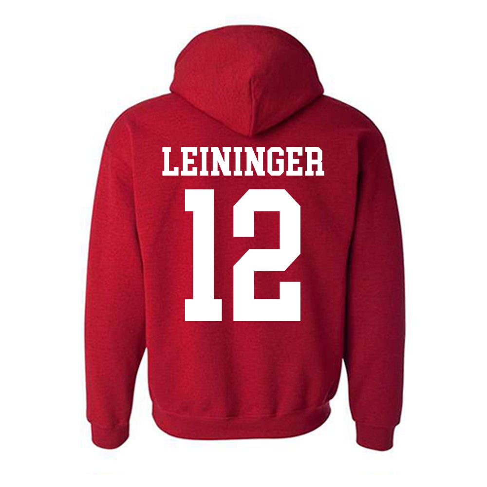 Oklahoma - NCAA Baseball : Ryley Leininger - Classic Shersey Hooded Sweatshirt-1