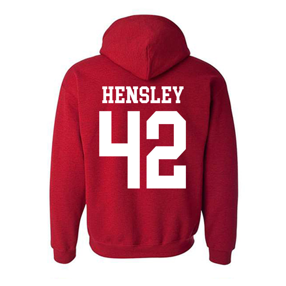 Oklahoma - NCAA Baseball : Reid Hensley - Classic Shersey Hooded Sweatshirt-1